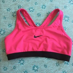 Nike dri-fit sports bra, size medium